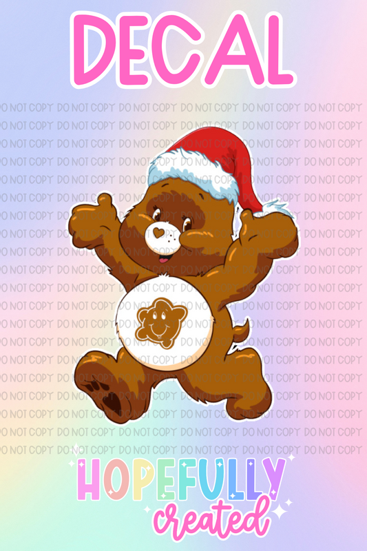 Christmas Bear Decal-602 VIP