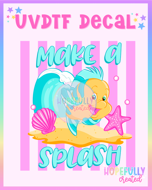 Summer Fish UVDTF Decal