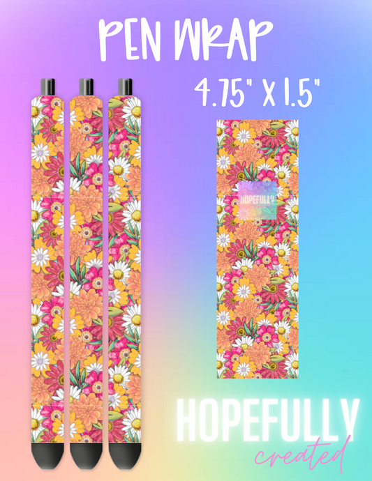 Floral Pen Wrap-1055