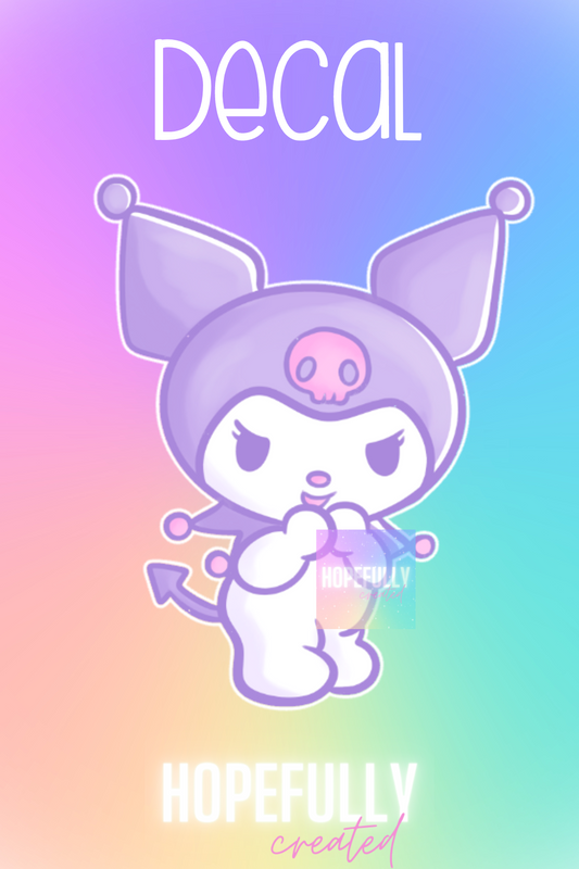 Kuromi Decal-277 VIP