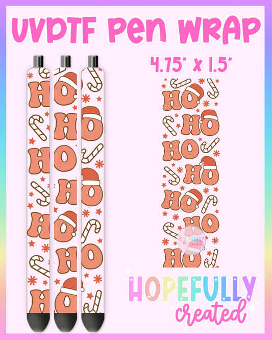 Ho Ho Ho UVDTF Pen Wrap