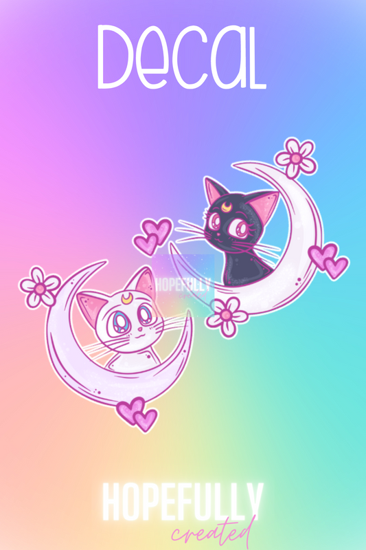 Anime Cats Decal-279 VIP