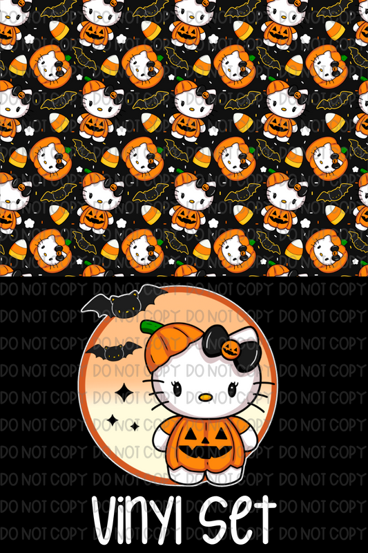 Pumpkin Kitty Vinyl Set