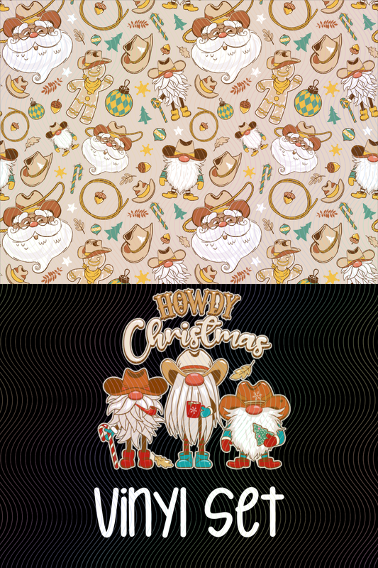 Cowboy Christmas Vinyl Set
