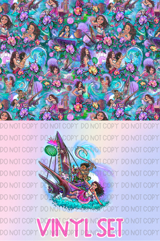 Princess Moana Vinyl Set