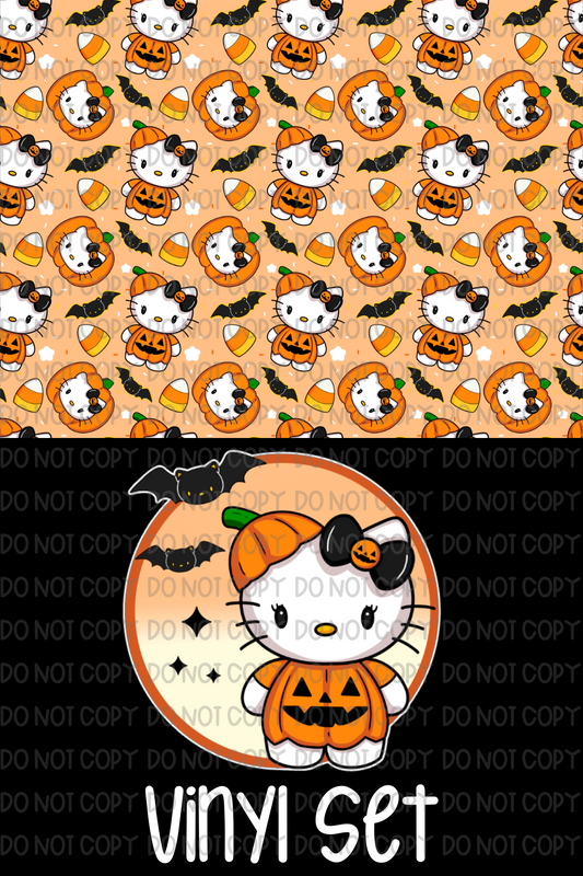 Pumpkin Kitty Vinyl Set