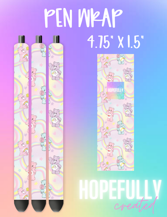 Pastel Bears Pen Wrap-843 VIP