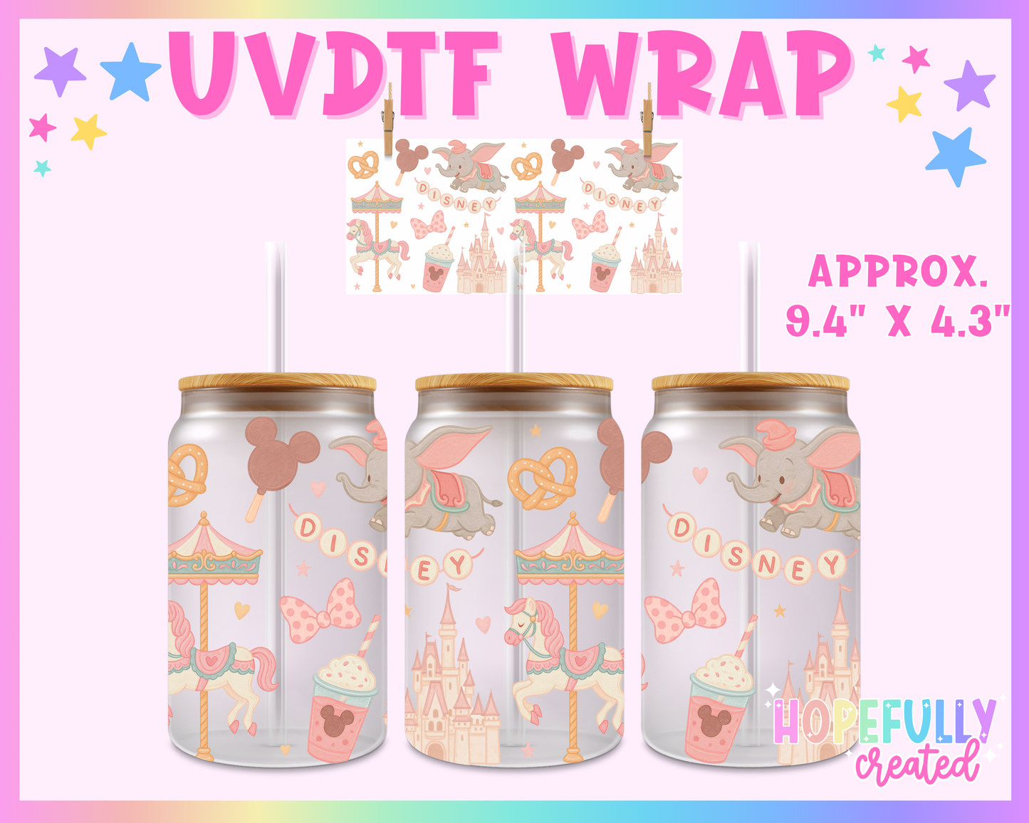 Vintage Park UVDTF Glass Can Wrap
