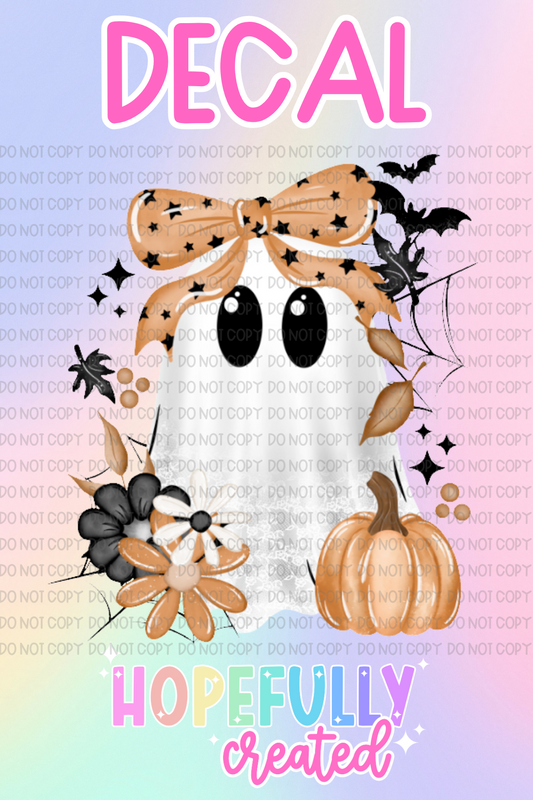 Halloween Ghost Decal-1077
