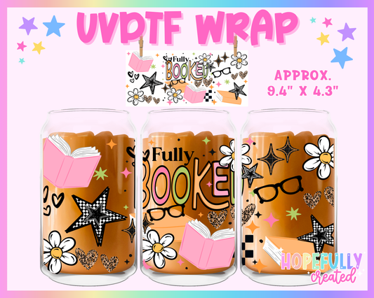 Fully Booked UVDTF Glass Can Wrap