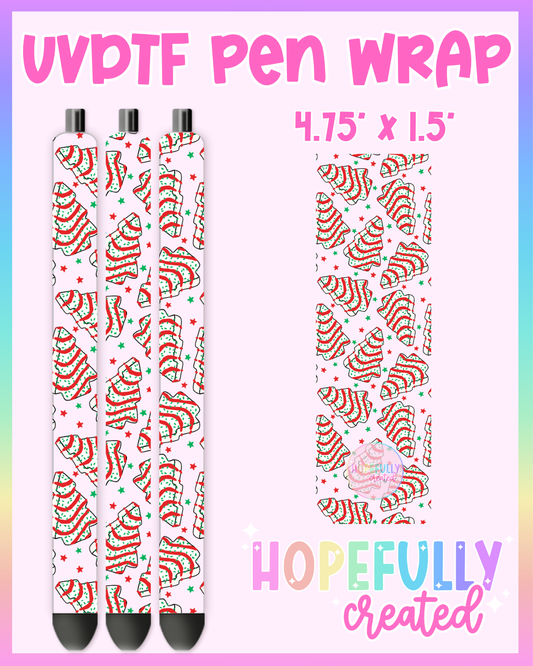 Christmas Cakes UVDTF Pen Wrap