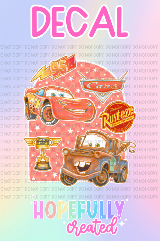 Cars Decal-615 VIP