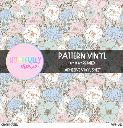 Floral Vinyl Collection- 1266