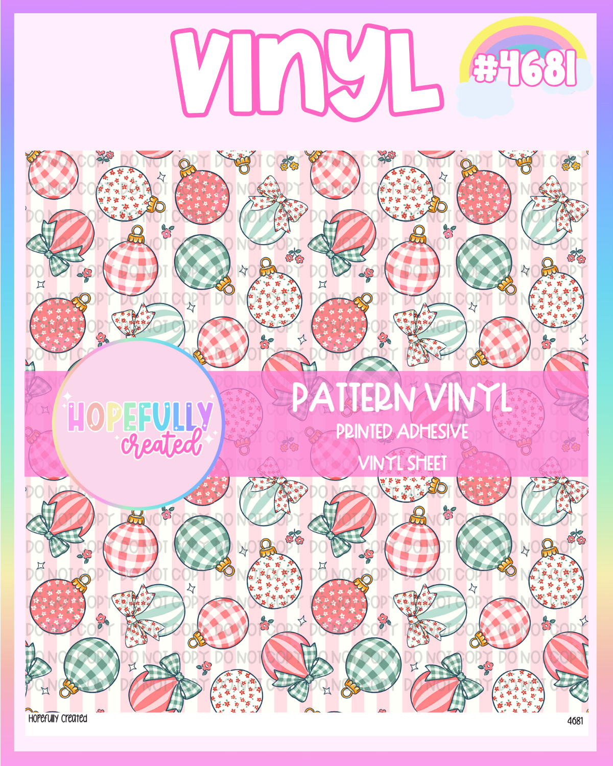 Ornaments Vinyl Collection - 4681