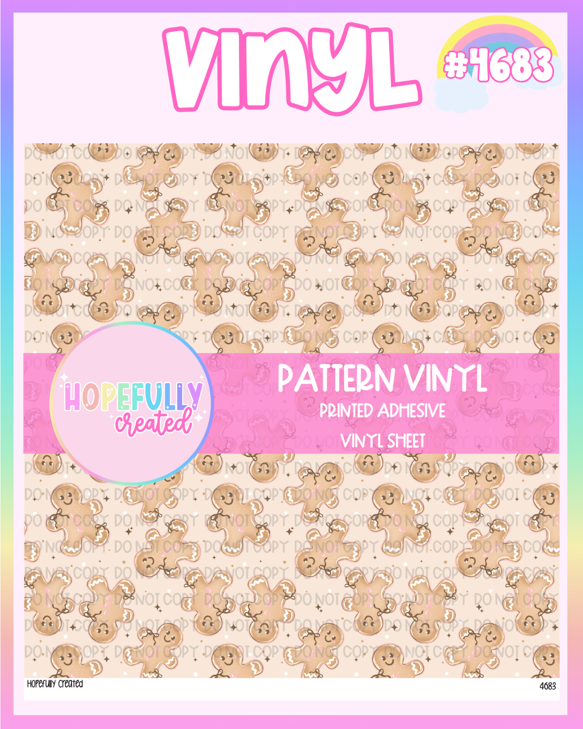 Gingerbread Vinyl Collection - 4683