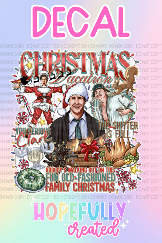 Christmas Vacation Decal-1091 VIP