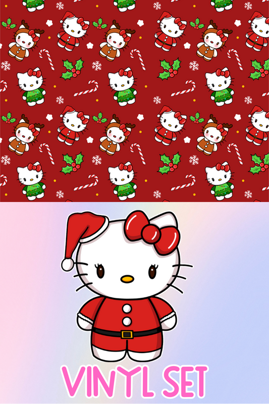 Santa Kitty Vinyl Set