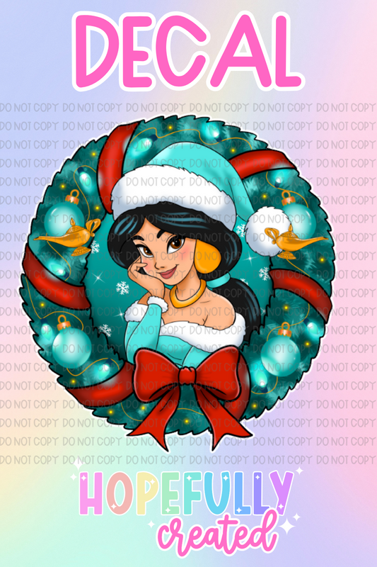 Christmas Princess Decal-1095 VIP