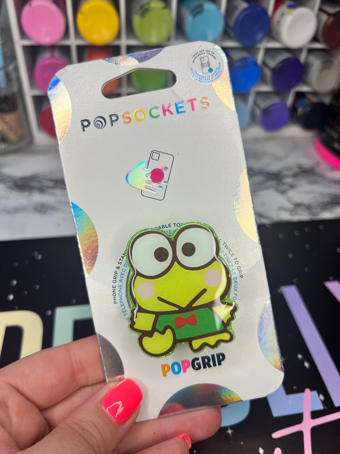 Frog Phone Grip