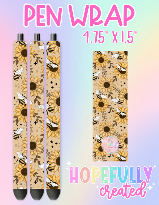 Floral Fall Pen Wrap-1545