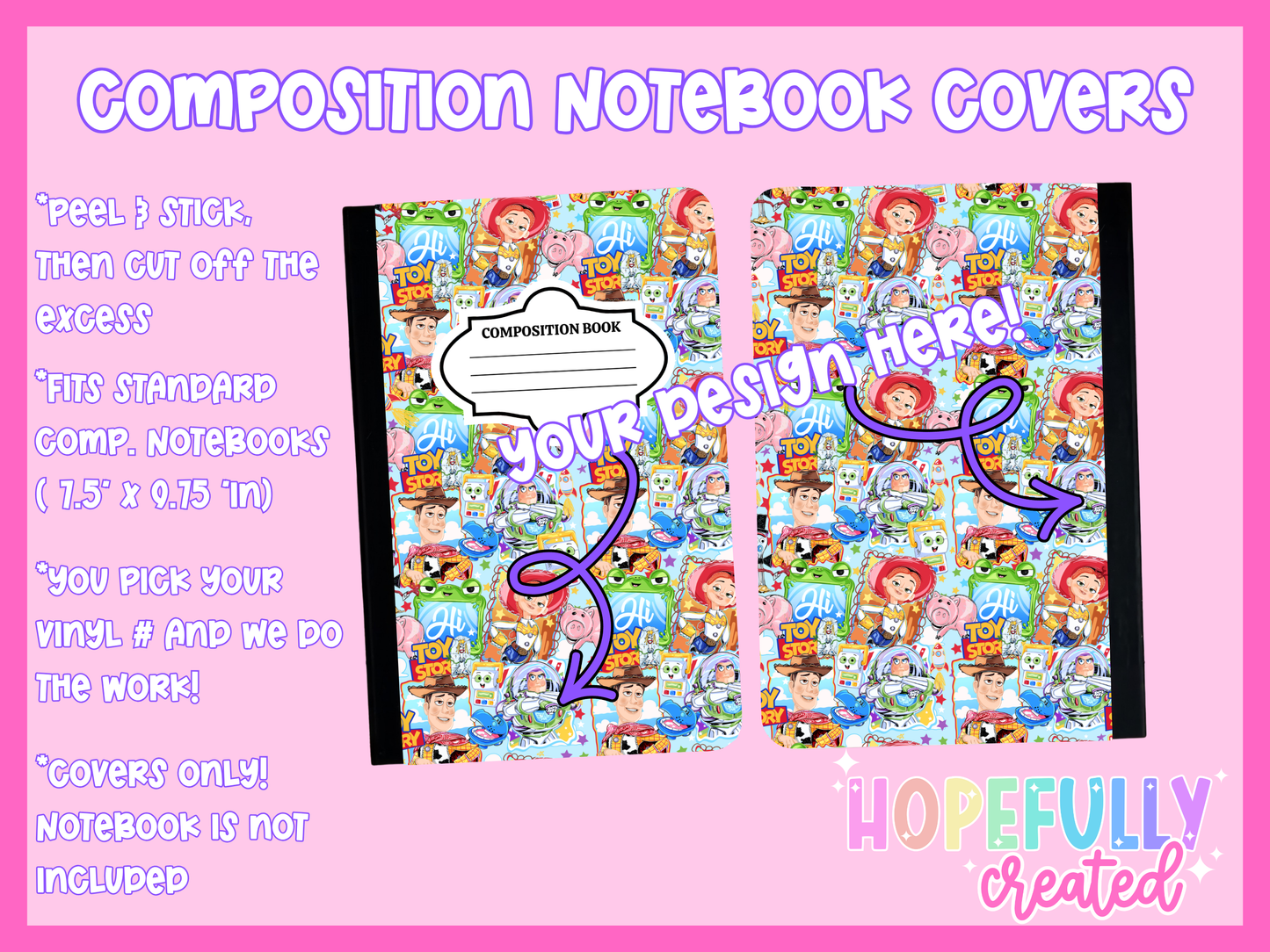 Composition Notebook Covers (Vinyl Collection)