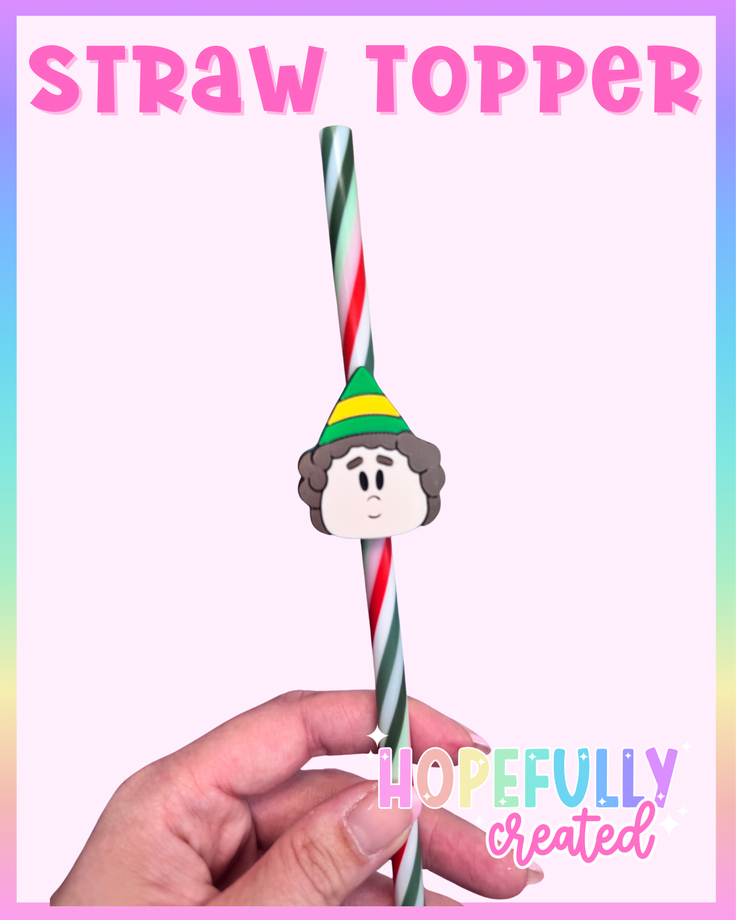 Elf Straw Topper – Hopefully Created