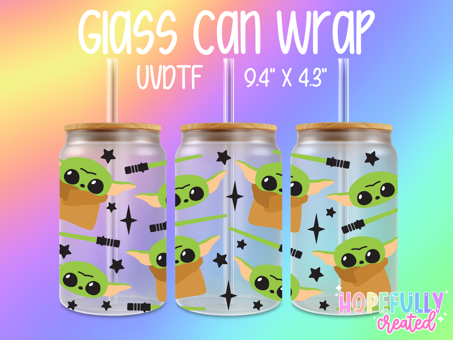 Baby Y UVDTF Glass Can Wrap