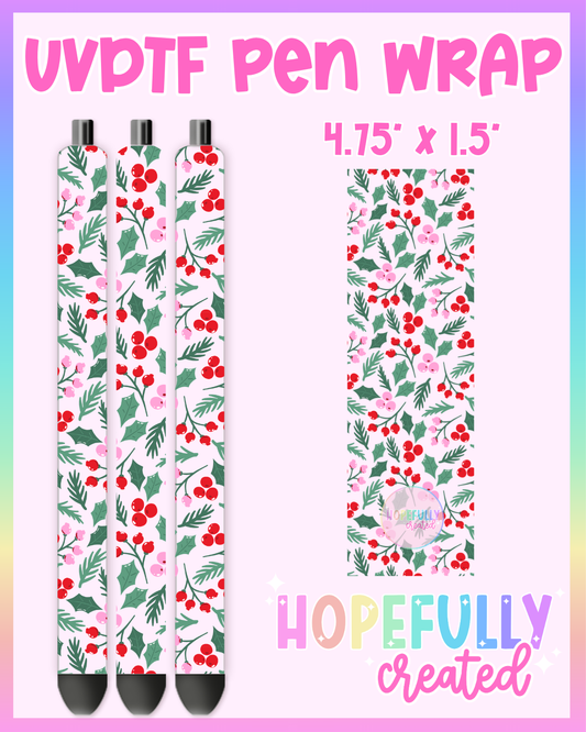 Mistletoe UVDTF Pen Wrap