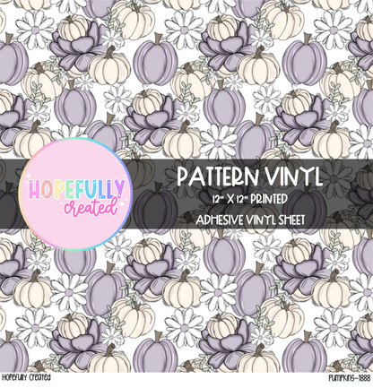 Floral Pumpkins Vinyl Collection- 1888