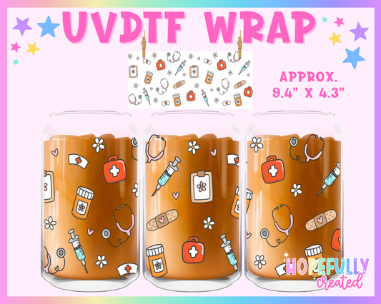 Medical UVDTF Glass Can Wrap