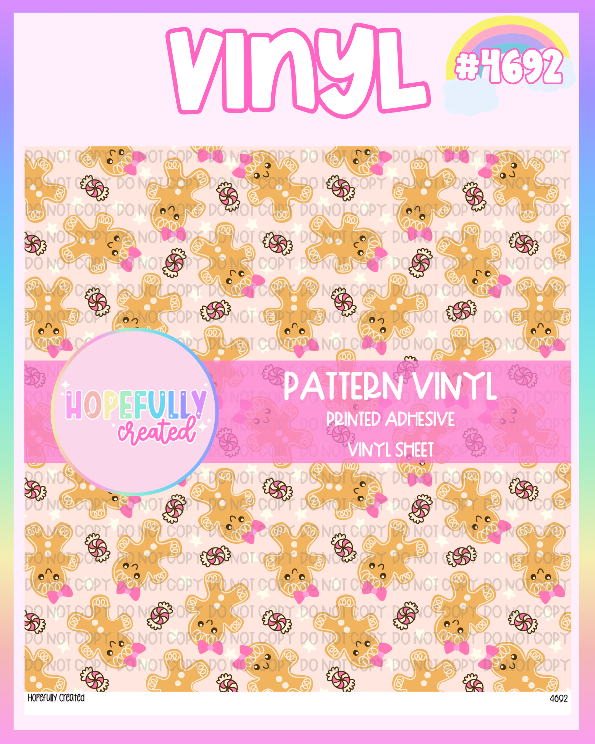 Gingerbread Vinyl Collection - 4692