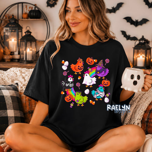 SPOOKY CHICKENS TEE