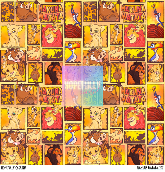 Hakuna Matata 12x12 - 707  VIP