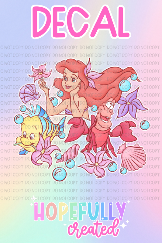Mermaid Decal-632 VIP