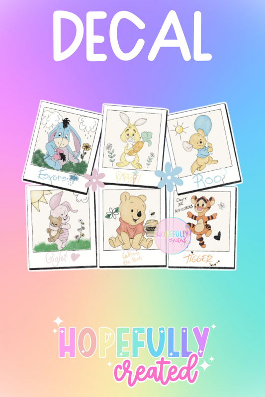 Bear Polaroids Decal-306 VIP
