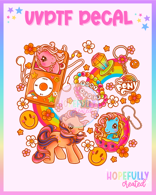 Pony UVDTF Decal