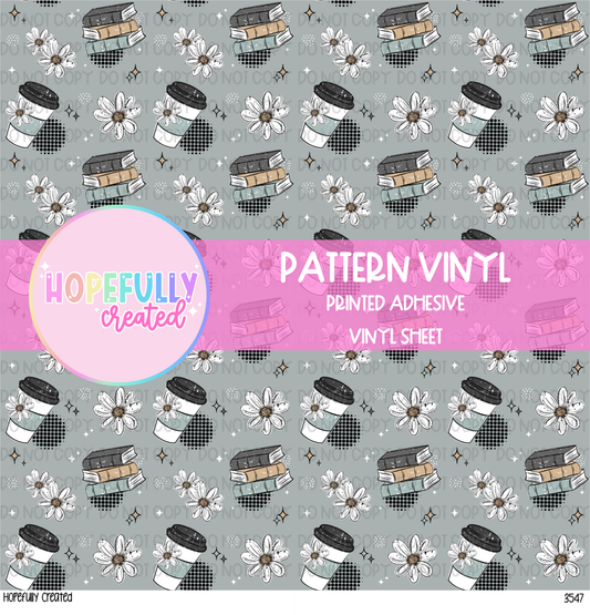 Books and Coffee Vinyl Collection - 3547