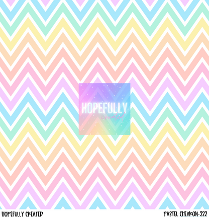 Pastel Chevron Vinyl Collection - 222