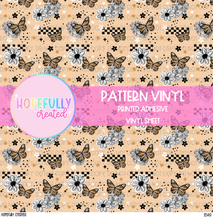 Butterly Floral Vinyl Collection - 3549