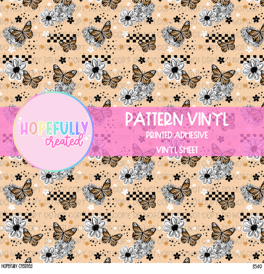Butterly Floral Vinyl Collection - 3549