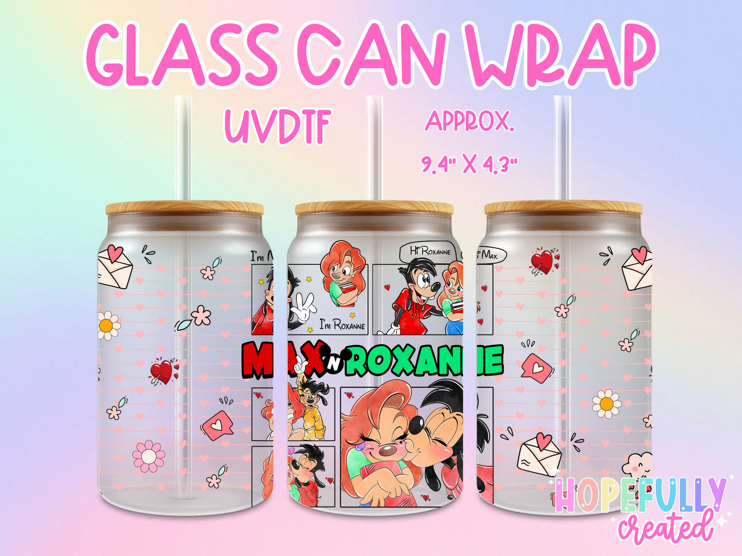 Max and Rox UVDTF Glass Can Wrap