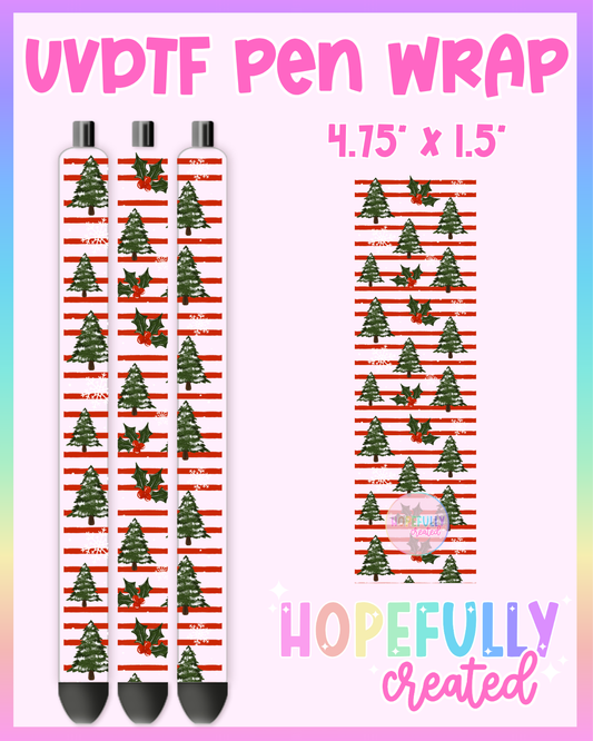 Christmas Tree UVDTF Pen Wrap