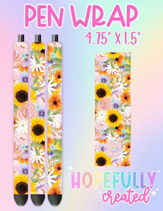 Floral Pen Wrap-2716