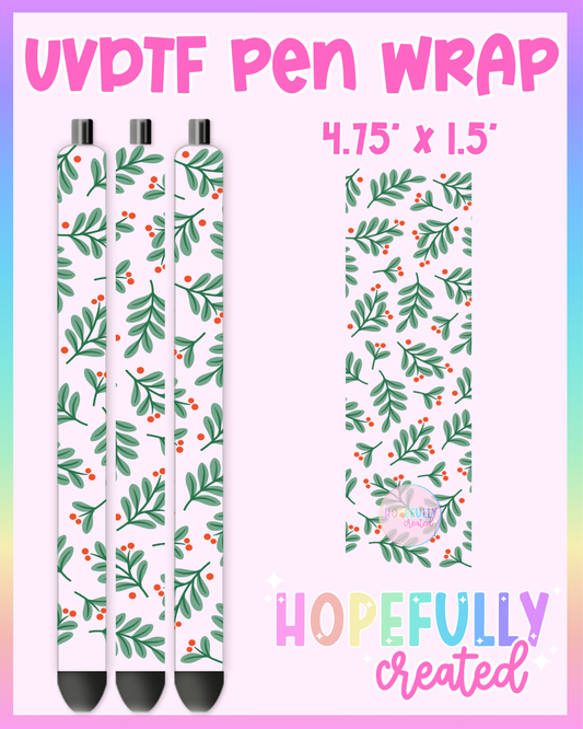 Mistletoe UVDTF Pen Wrap