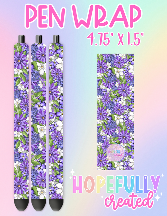Floral Pen Wrap-2717