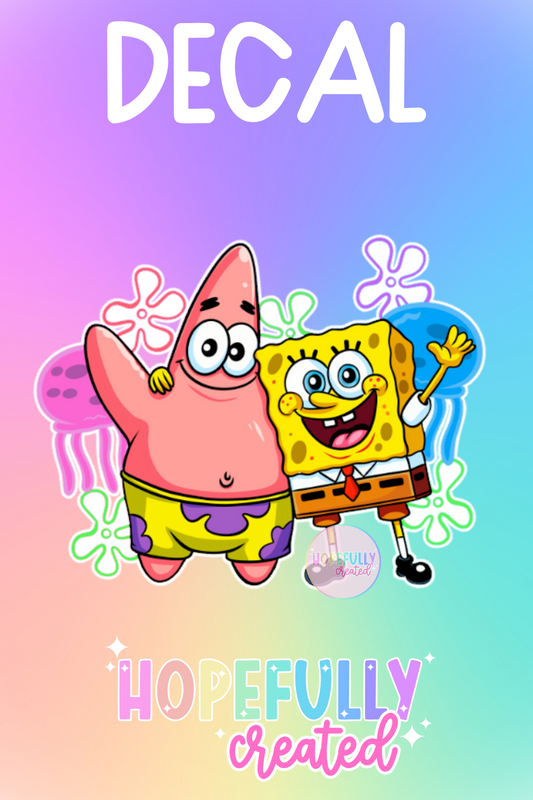 Sponge Friends Decal-314 VIP Exclusive