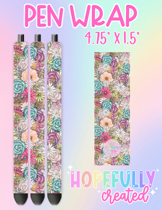 Floral Pen Wrap-2718