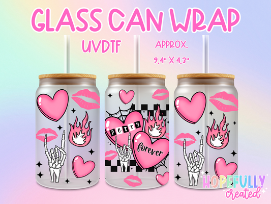 Petty Forever UVDTF Glass Can Wrap