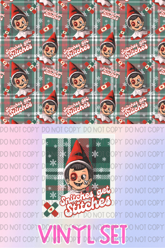 Snitches get Stitches Vinyl Set
