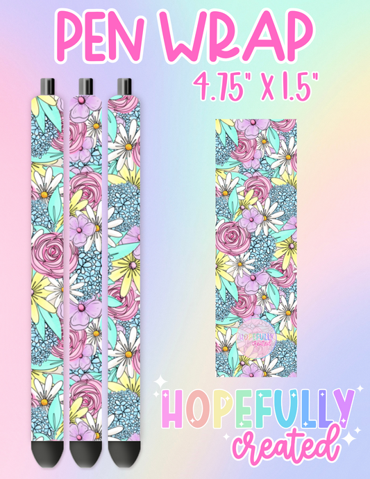 Floral Pen Wrap-2719